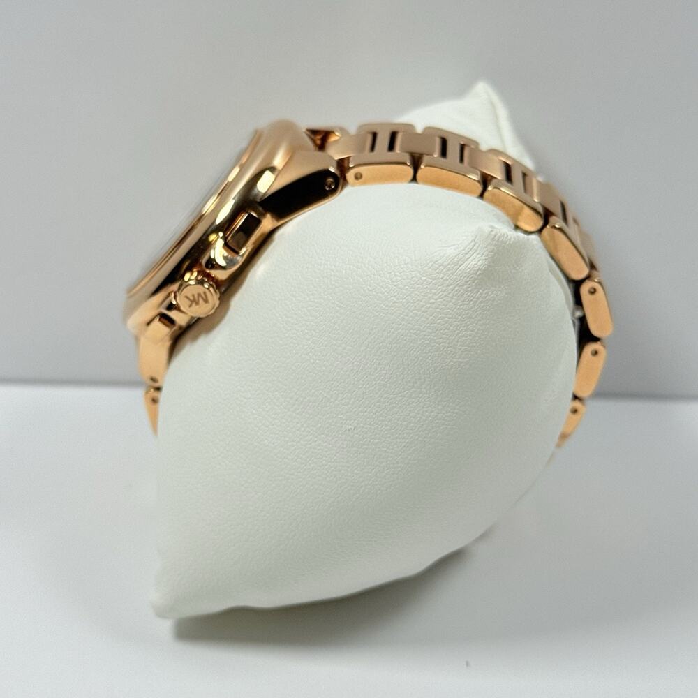 Michael Kors Camille MK7271 Chronograph White Dial Rose Gold Tone Women’s Watch - Picture 3 of 7